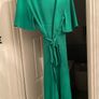 Label Flounce Green Dress Image 3