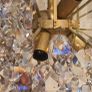 1960 Germany Palwa Sputnik Chandelier Swarovski Crystal & Gilt Brass Image 8