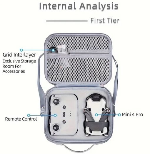 Carrying Case for DJI Mini 4 Pro Drone