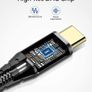 2-in-1 USB-C PD Headphone Jack Adapter [Type-C to 3.5 mm Audio Adapter for Aux, Stereo, Earphones, Headsets] [Braided Nylon Cable] Image 7