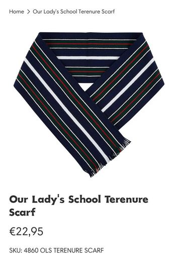 Our Lady's School Terenure Coat and Scarf