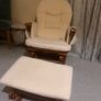 Rocking chair with footstool Image 2
