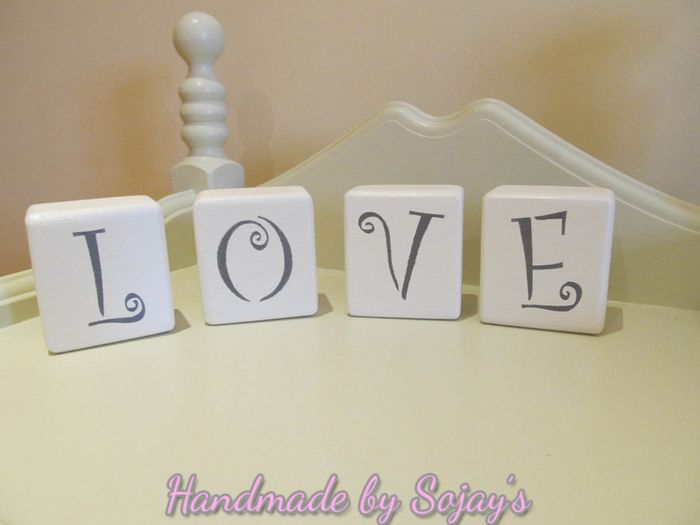 LOVE Blocks Shelf Sitter