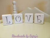 LOVE Blocks Shelf Sitter