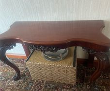 Mahogany hall table