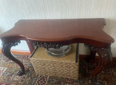 Mahogany hall table