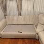 Mobile home couch + arm chair + stored double pull out bed, Image 3