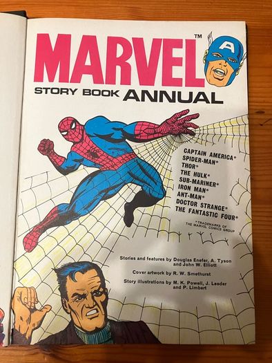 Vintage annual: 'Marvel ' 1967