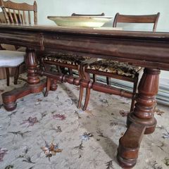 antique dining table