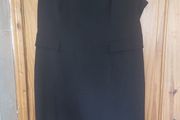 Black peplum dress size 18 (free postage)