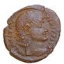 Constantius Ii . Ae Follis 17mm  1,4g 337-361 AD Antioch  votxx mvlt xxx Image 2
