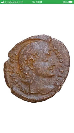 Constantius Ii . Ae Follis 17mm  1,4g 337-361 AD Antioch  votxx mvlt xxx