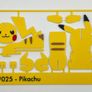 Pikachu 3D Assembly Kit Decorative Model Image 3