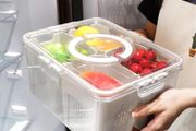 Brand New Food storage containers with lid sieve for vegetable storage,