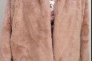fur jacket blush shade size 12/14 Giorgia &amp; John