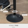 Set of 2 Bar Stool Adjustable Height Swivel Footrest and Base for Breakfast Bar, Kitchen and Home, Dark Grey Image 4