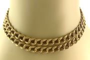 Vintage Gold Tone Link Necklace