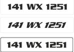 Show Number Plates