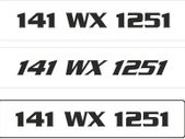 Show Number Plates