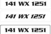 Show Number Plates