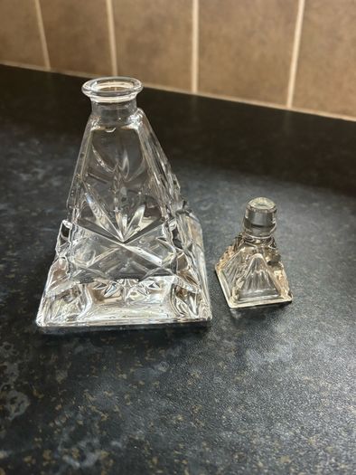 Vintage Galway Crystal Perfume Bottle