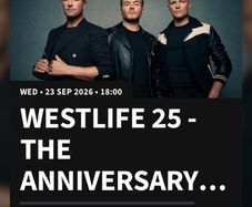 Westlife Standing Ticket