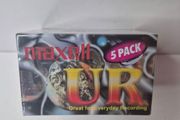 Maxell UR 90 Blank Audio Cassette Tapes (5-Pack)  Brand New &amp; Factory Sealed
