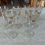 sherry glasses vintage floral design Image 2