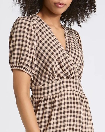 New check gingham summer dress:size 18