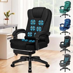 Office Chair with 8-point Massage Seat Heated