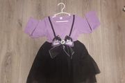 Cute purple and black monster dress