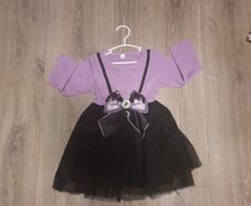 Cute purple and black monster dress