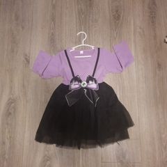 Cute purple and black monster dress