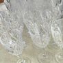 15 Galway Irish Crystal  Renmore Goblet Wine Glasses 2 Set of 6 each set is 35.00 euro plus set of 3 glass is 20.00 euro they 20 cm. tall and 8 cm. wide on the top. Image 9