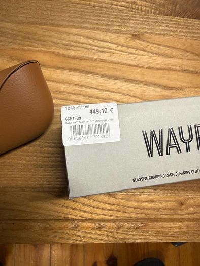 Meta Ray Ban Al glasses Gen 2 Wayfarer