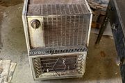 vintage Super Ser portable gas heater (likely 1970s