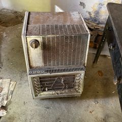 vintage Super Ser portable gas heater (likely 1970s