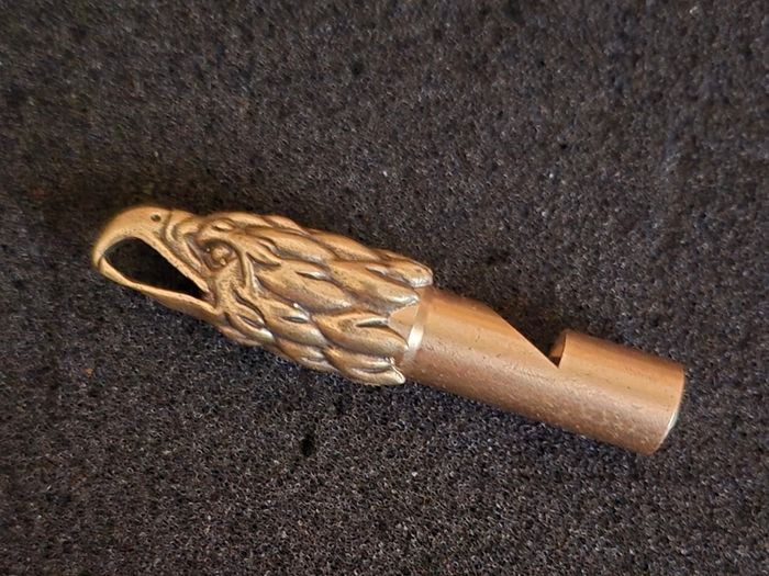 Eagle head whistle/ brass