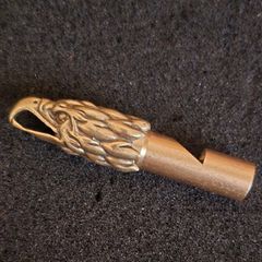 Eagle head whistle/ brass