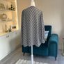 Ladies Black & Ivory Long Sleeved Blouse from Dunnes Stores. Size UK 24-26 / EU 52-54 Image 10
