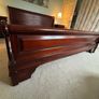 Solid Mahogany Super King Sleigh Bed + 2  Lockers Image 5