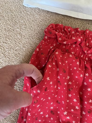 Sfera trousers ladybird and DPAM ladybird top size 11/12 years