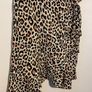 BERSHKA Leopard Frill Wrap Dress Size L! Image 2