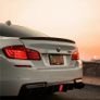 M5 Style Rear Spoiler Wing For BMW 5 Series F10 520i 525i 2010-2017 Carbon Fiber Look/Gloss Black Car Trunk Lid Splitter Lip Kit Image 3