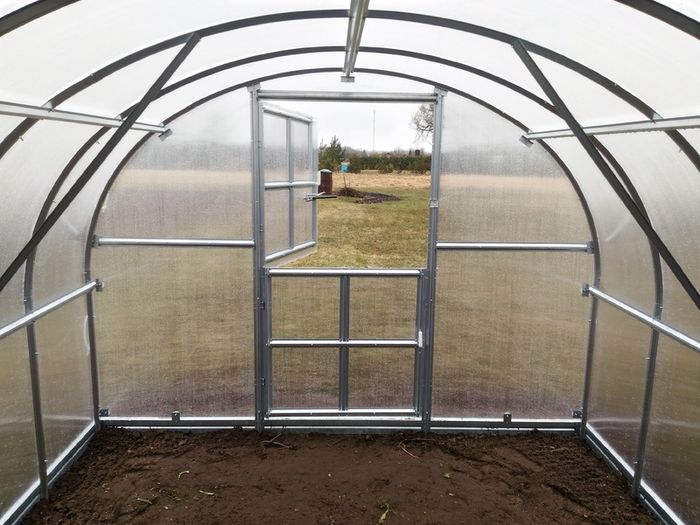 Greenhouse Extra strong ARC 2 Polycarbonate tunnel greenhouse