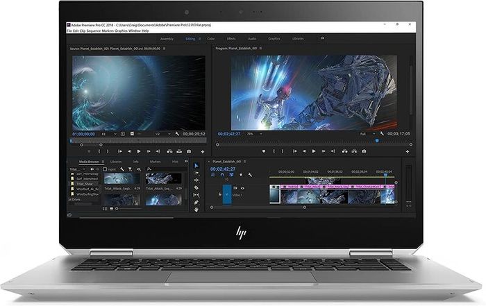 HP ZBook Studio X360 G5 Mobile Workstation Gaming Business Laptop 32GB RAM 500GB NVMe, 2-in-1 Touchscreen i7-8850H (8 Cores) Nvidia Quadro P2000 4GB Win 11 Pro