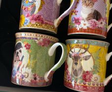 Four 'Fancy Animal' Cups in Box