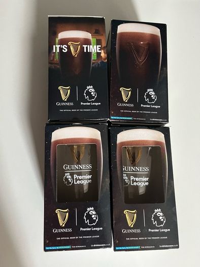 Guinness beer Official pint Glasses