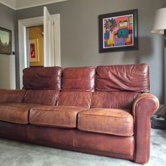 Leather couch
