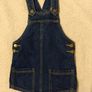 Next Blue Denim Dungaree Dress Image 3